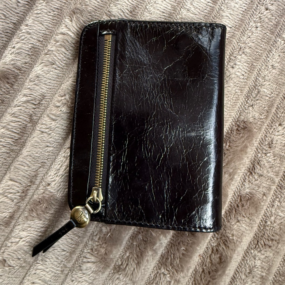 HOBO black leather wallet - Picture 2 of 6